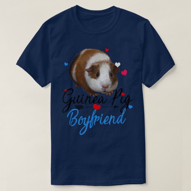 Cute Guinea Pig Boyfriend Costume Shirt Men Guinea (Design Front)