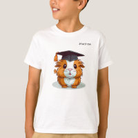 Cute Guinea Pig Cartoon Personalised Graduation