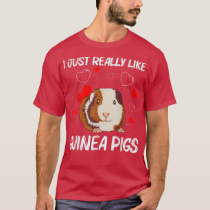 Cute Guinea Pig Design For Men Women Guinea Pig Ro T-Shirt