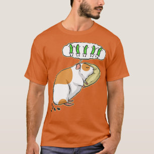 Cute Guinea Pig Dreaming about Food Funny Guinea T-Shirt
