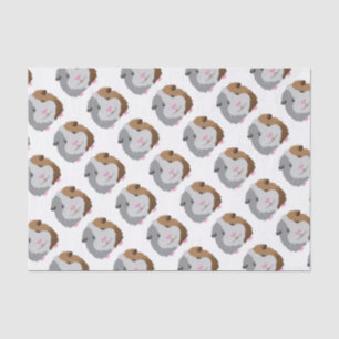 cute guinea pig face tissue paper