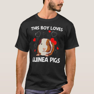 Cute Guinea Pig For Boys Men Guinea Pig Rodent T-Shirt