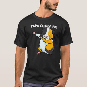 Cute Guinea Pig For Men Dad Pet Animal Breed T-Shirt