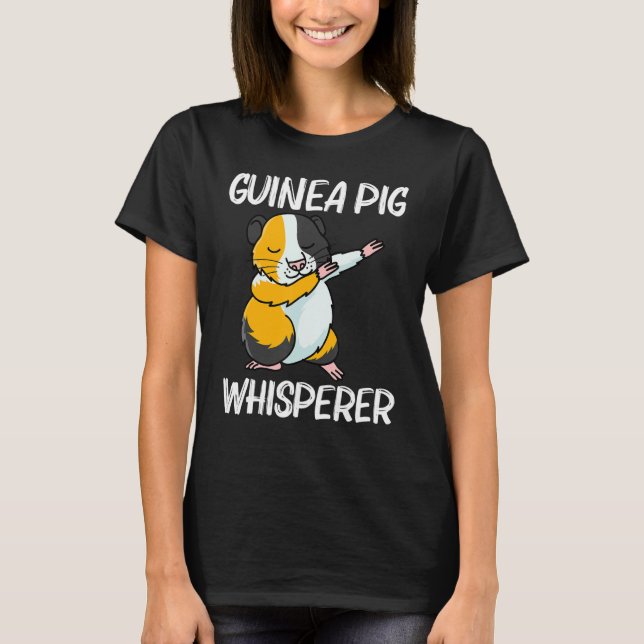 Cute Guinea Pig For Men Women Pet Animal Breed T-Shirt (Front)