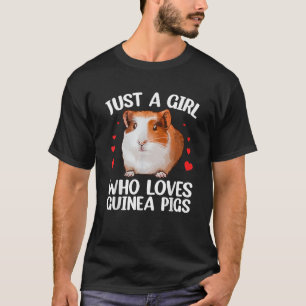 Cute Guinea Pig For Women Girls Hamster Pet Guinea T-Shirt