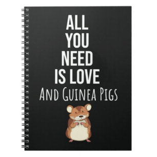 Cute Guinea Pig Gifts Pet Small Animal Lover Notebook