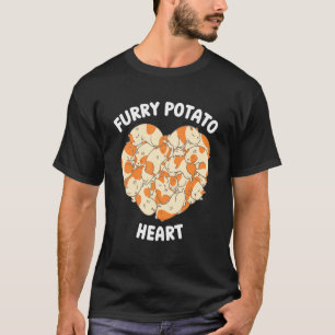 Cute Guinea Pig Heart Furry Potato  1 T-Shirt