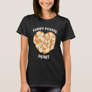 Cute Guinea Pig Heart Furry Potato  3 T-Shirt