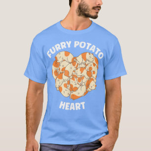 Cute Guinea Pig Heart Furry Potato Lover 761 T-Shirt