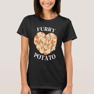 Cute Guinea Pig Heart Furry Potato T-Shirt