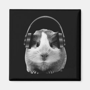 Cute Guinea Pig Listening To Dubstep Magnet