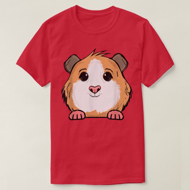 Cute Guinea Pig Lover Women Guinea Pig  T-Shirt (Design Front)