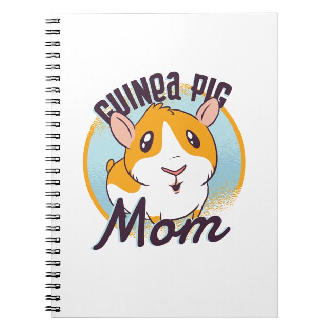 Cute Guinea Pig Mum Kawaii Piggy Teen Kids Girls Notebook (Front)