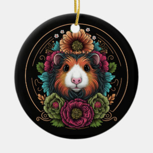 Cute Guinea Pig Ornament