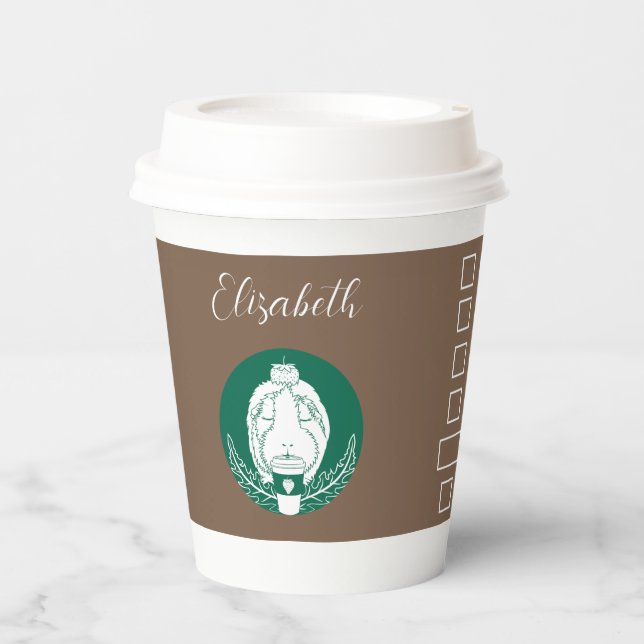 Cute Guinea Pig Paper Cup (Front)