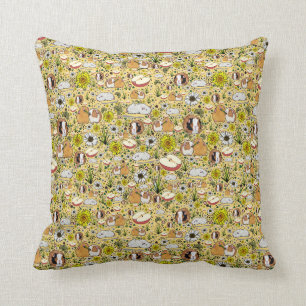 Cute Guinea Pig Pattern Cushion
