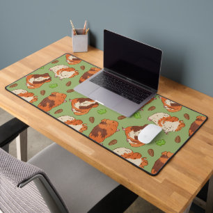 Cute Guinea Pig Pattern Desk Mat