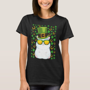 Cute guinea pig st Patricks day hat shamrock guine T-Shirt