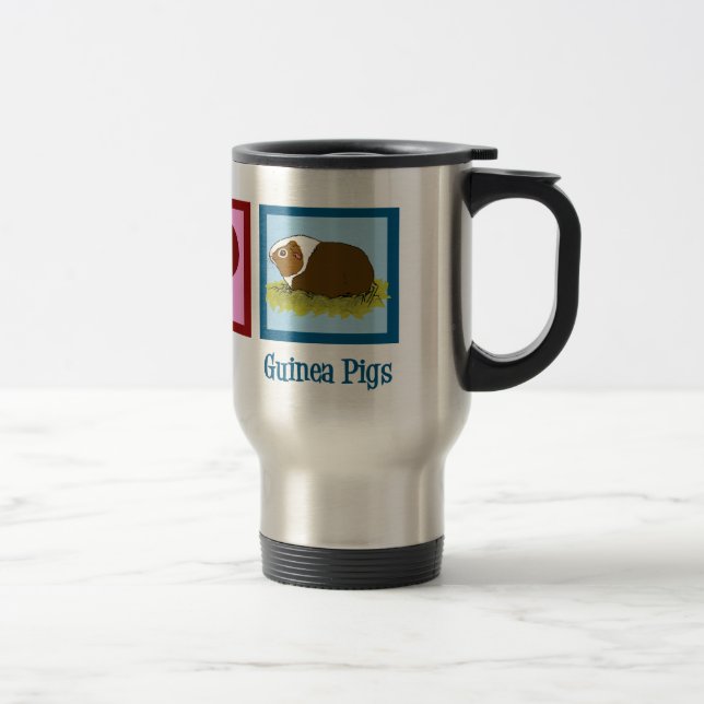 Cute Guinea Pig Travel Mug (Right)