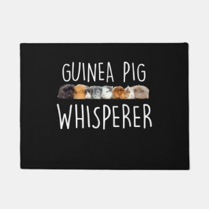 Cute Guinea Pig Whisperer Animal Lover Gift Doormat