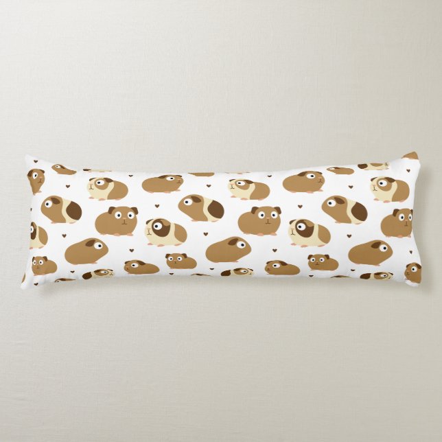 Cute guinea pigs Body Pillow (Front)