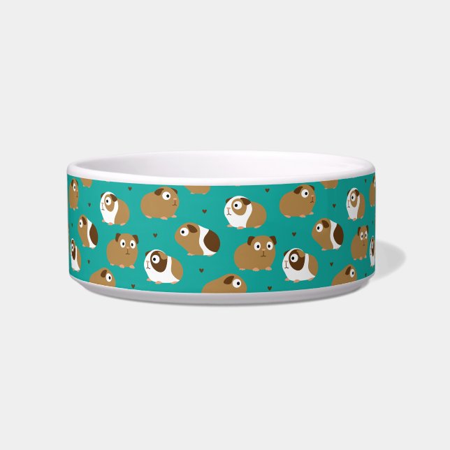 Cute Guinea Pigs Bowl (Front)