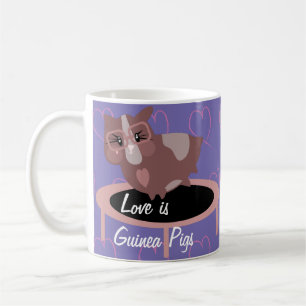 Cute Guinea Pigs Exercising Coffee Mug