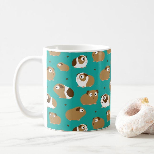 Cute Guinea Pigs Mug (With Donut)