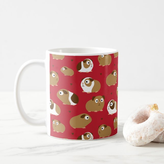 Cute Guinea Pigs Mug (With Donut)