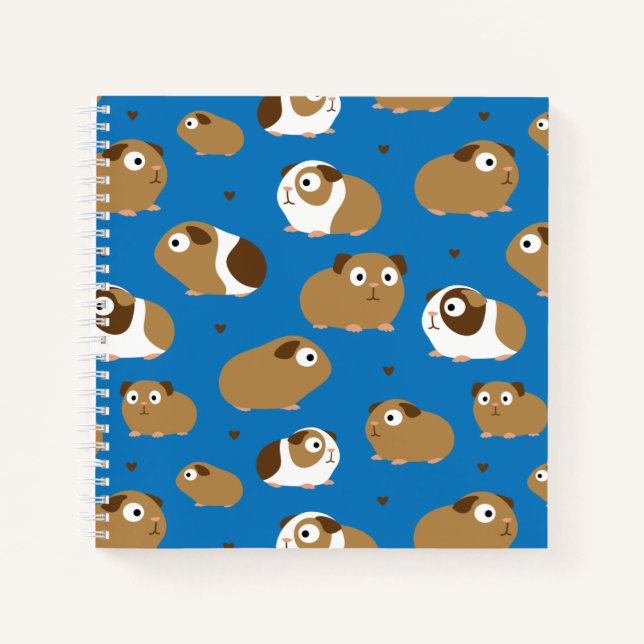 Cute Guinea Pigs Notebook (Front)