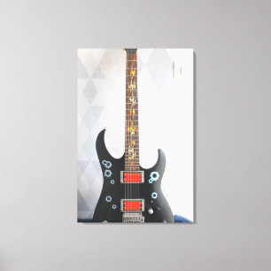 Cute Guitar Canvas Print