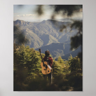 Cute Guitar Poster