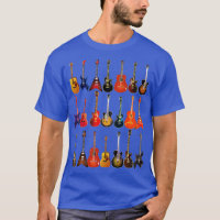 Cute Guitar Rock N Roll Musical Instruments  Gift 