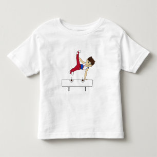 Cute Gymnast on Pommel Horse Tee