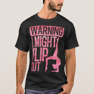 Cute Gymnastics Art For Girls Women Tumbling T-Shirt