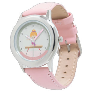 Cute gymnastics girl watch