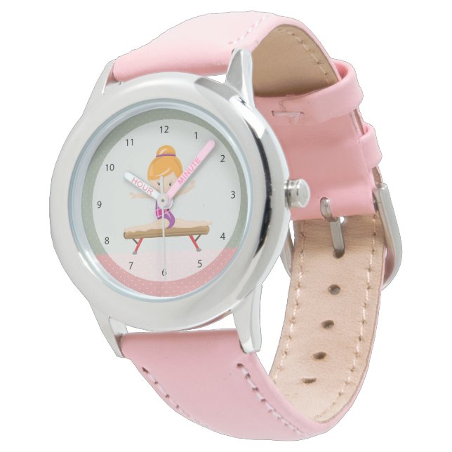 Cute gymnastics girl watch (Angled)