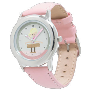 Cute gymnastics girl watch