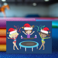 Cute Gymnastics Girls Christmas Gymnast