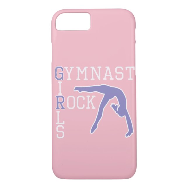 Cute Gymnastics Girls Rock Gift for Gymnast Girl Case-Mate iPhone Case (Back)