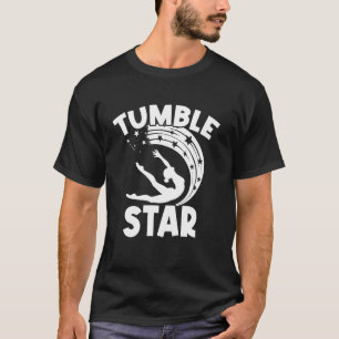 Cute Gymnastics Tumble Star Gymnast Graphic T-Shirt