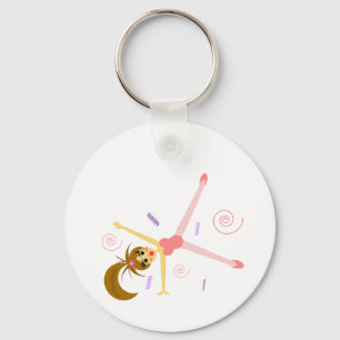 Cute Gymnist Key Chain