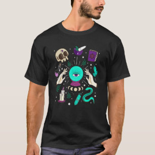 Cute Gypsy Fortune Teller Psychic Crystal Ball Gif T-Shirt