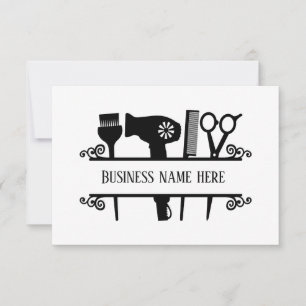 cute hair stylist any purpose card