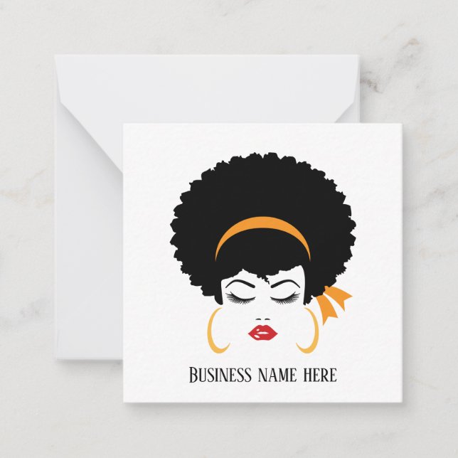 cute hair stylist makeup artist any purpose card (Front)