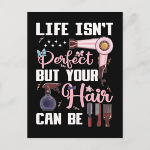 Cute Hair Stylist Motivation Hairdresser Postcard
