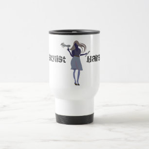 Cute Hair stylist Salon  Hairdressers Travel Mug