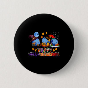 Cute Hallothanksmas Bowling Halloween Thanksgiving 6 Cm Round Badge
