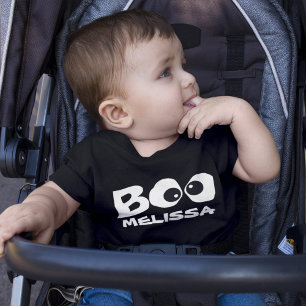 Cute Halloween Baby Boo Personalised Toddler T-Shirt