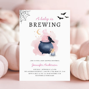 Cute Halloween Baby Shower  Invitation